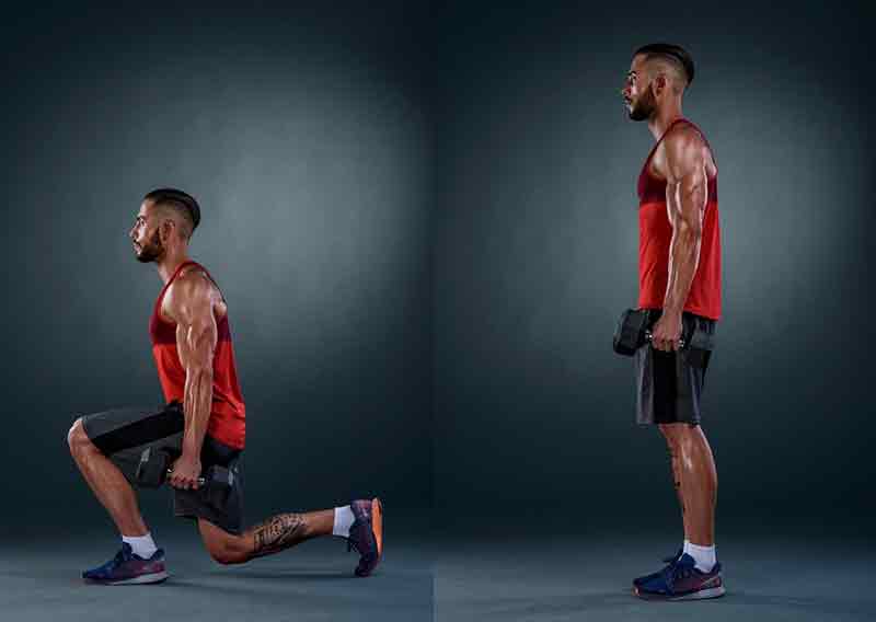 Walking lunges