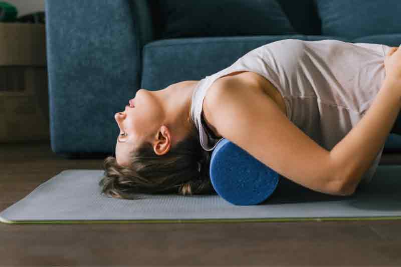 foam roller cuello