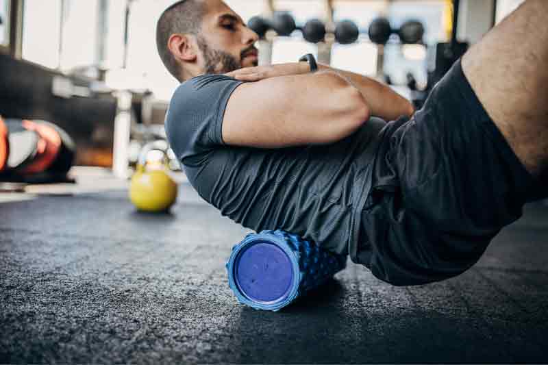 foam roller tórax